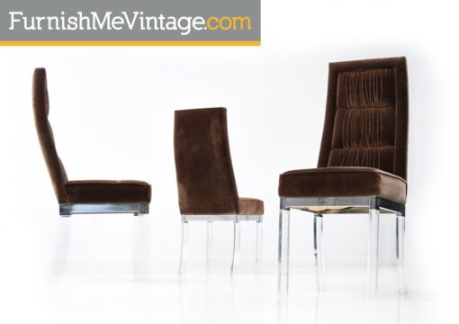 Vintage Charles Hollis Jones Lucite Chairs