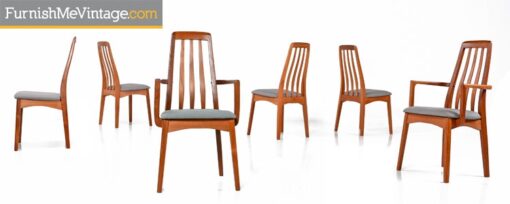 6 Benny Linden Teak Dining Chairs