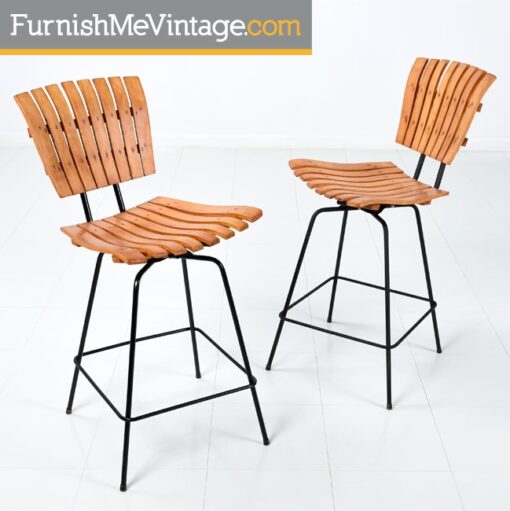 Arthur Umanoff Counter Height Bar Stools