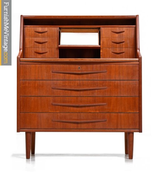 Randers Danish Teak Secretary Desk