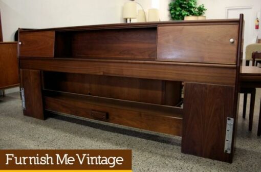 Mid Century Modern Drexel Declaration King Headboard