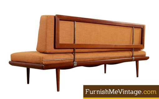 Restored Vintage Peter Hvidt And Orla Molgaard Daybed Sofa