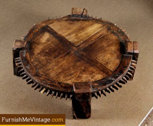 Huge Antique Brazilian Sugar Cane Press Table