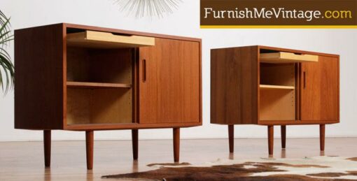 Mid Century Modern Hundevad Teak Credenzas  – (1) Available