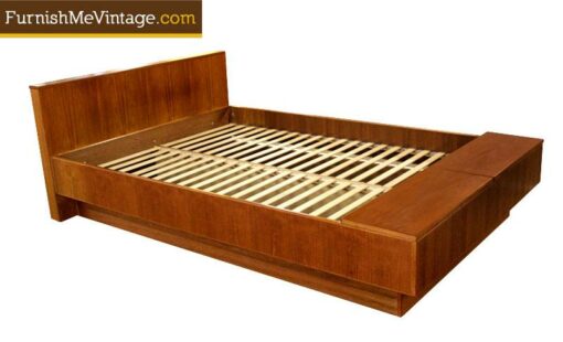 Vintage Hundevad Danish Teak Queen Platform bed