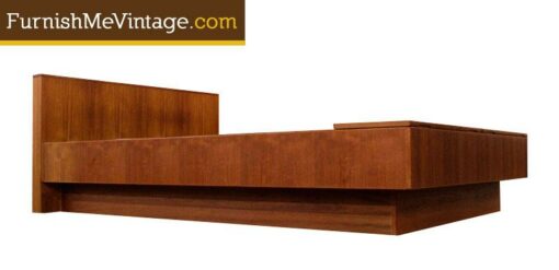 Vintage Hundevad Danish Teak Queen Platform bed