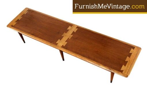 Refinished Mid Century Lane Acclaim Surfboard Coffee Table