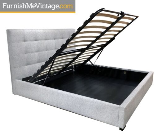 Belle Tufted Platform Bed with Storage