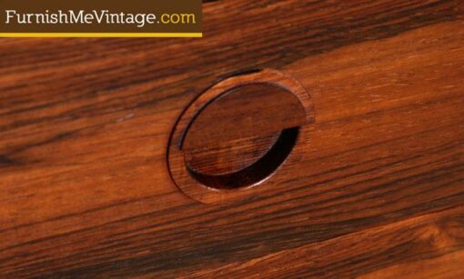 Mid Century Modern Danish Rosewood Chest on Hairpin Legs