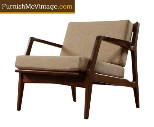 Kofod Larsen for Selig Mid Century Modern Chair