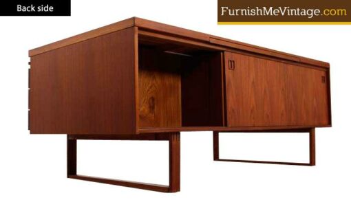 Superb Mid Century Modern Danish Teak Executive Desk