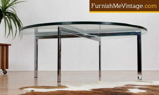 Modern Chrome Coffee Table