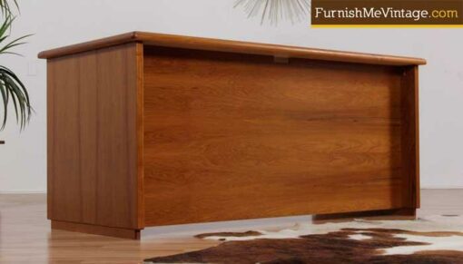 Vintage Danish Teak Desk with Modular Cabinets