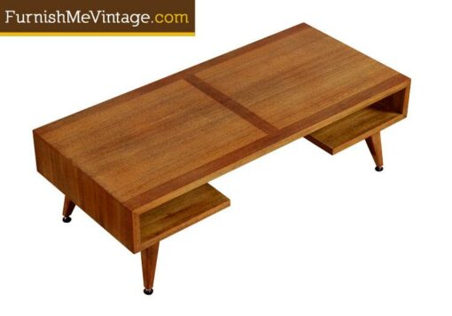 Mid Century Modern Red Lion Mahogany Coffee Table