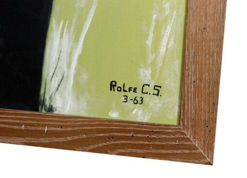 Large Rolfe C.S. Modern Painting