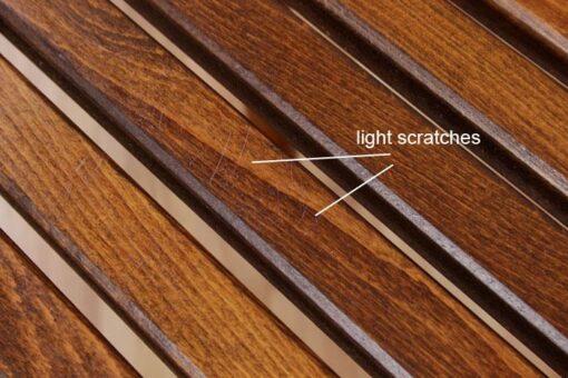 Five Foot Mid Century Slat Bench Coffee Table