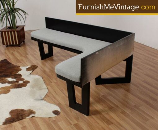 Restored Vintage Howard Johnson Corner Bench