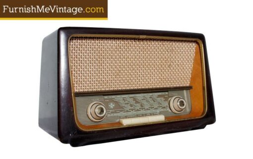 Vintage 1950s West German EMUD Tube Radio