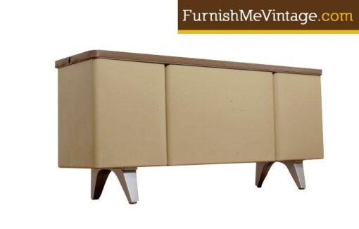 Vintage Steel Tanker Credenza