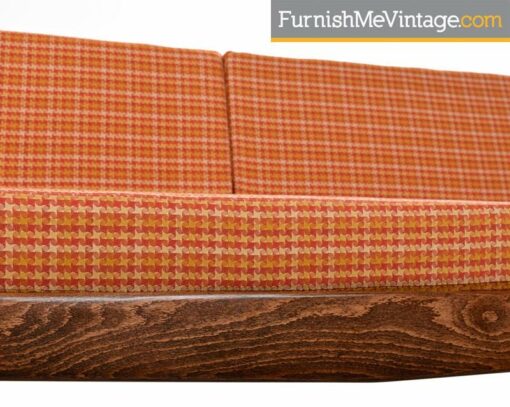 Adrian Pearsall Style Oak Daybed Sofa With Floating End Tables, Circa 1960’s