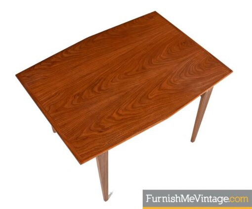 Danish Modern Style Removable Leaf Walnut Dining Table, Circa 1950’s