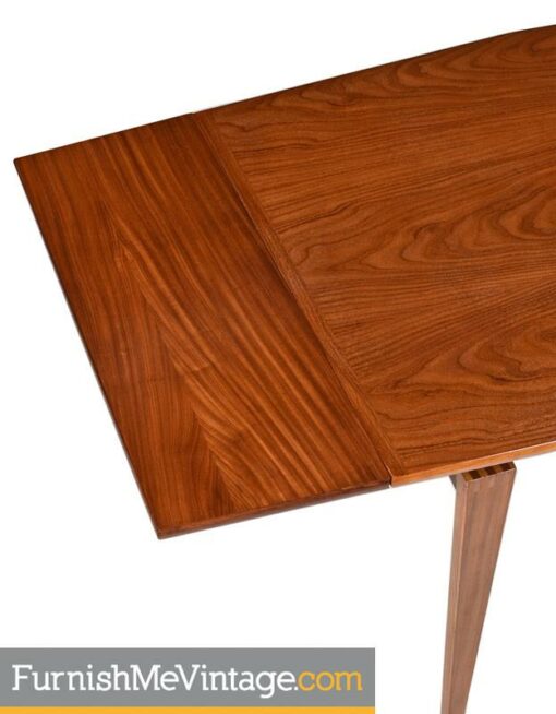 Danish Modern Style Removable Leaf Walnut Dining Table, Circa 1950’s