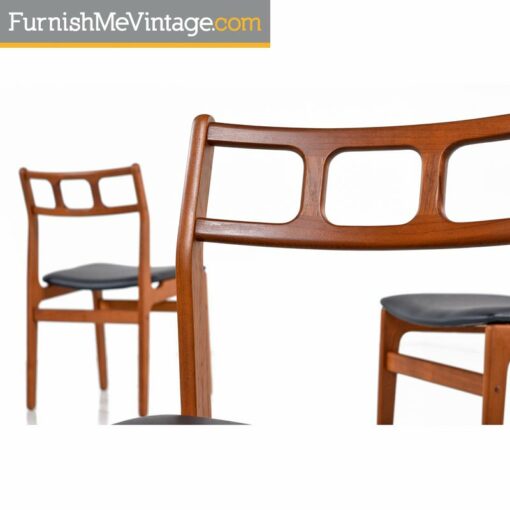 Teak Dining Chairs Set of 4