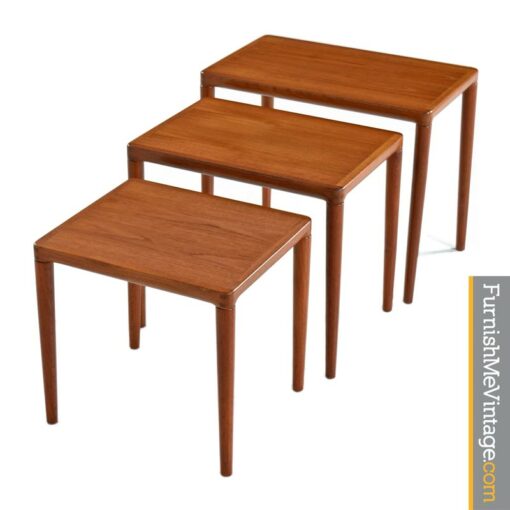 scandinavian modern nesting tables