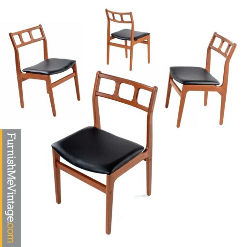 Teak Dining Chairs Set of 4