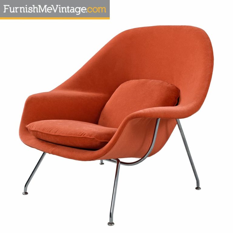 Vintage Eero Saarinen for Knoll Womb Lounge Chair Restored with New