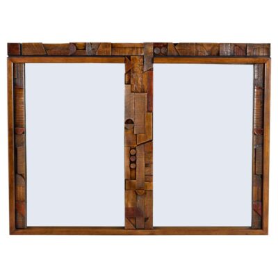 Lane Brutalist wall mirror