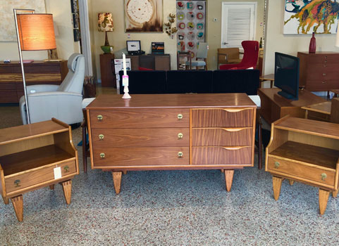 mid century modern bedroom set