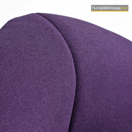 Diamond Chair Harry Bertoia For Knoll - Full Cover Plum Knoll Tweed