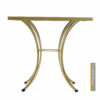 Deco Modern Patio Dinette - Salterini Style Gilt Metal & Glass