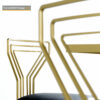 Deco Modern Patio Dinette - Salterini Style Gilt Metal & Glass