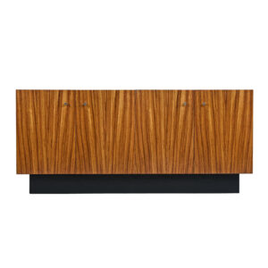 Milo Baughman for Thayer Coggin Zebra Wood Credenza Cabinet