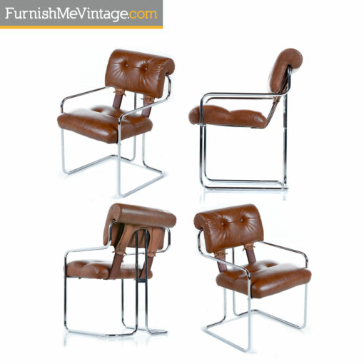 pace tuchroma chairs brown leather