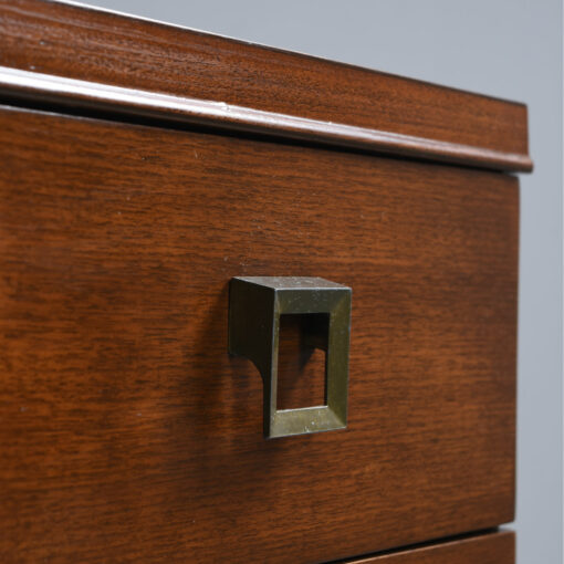 Mahogany Showers Brothers Chest of Drawers Nightstands - Art Deco Modern