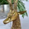 Large brass deer sculpture Sarreid