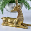 Sarreid large brass deer