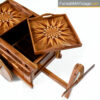 marquetry wheel barrel