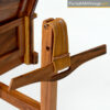 marquetry wood craft cart