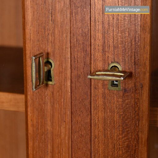 brouer teak danish hutch cabinet