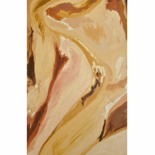 Henry Putney Abstract Female Figure Mid Century Modern Diptych Painting