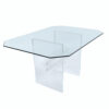 diamond prism acrylic dining table