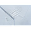 diamond shape prism lucite dining table base