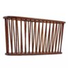 Arthur Umanoff walnut spindle magazine rack