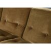 KM Wilkins Taupe velvet upholstery