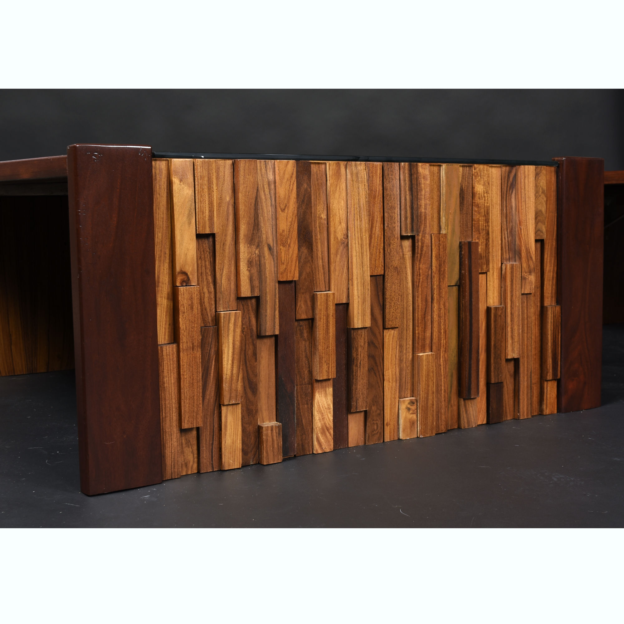 Percival Lafer Brazlian Modern rosewood end tables