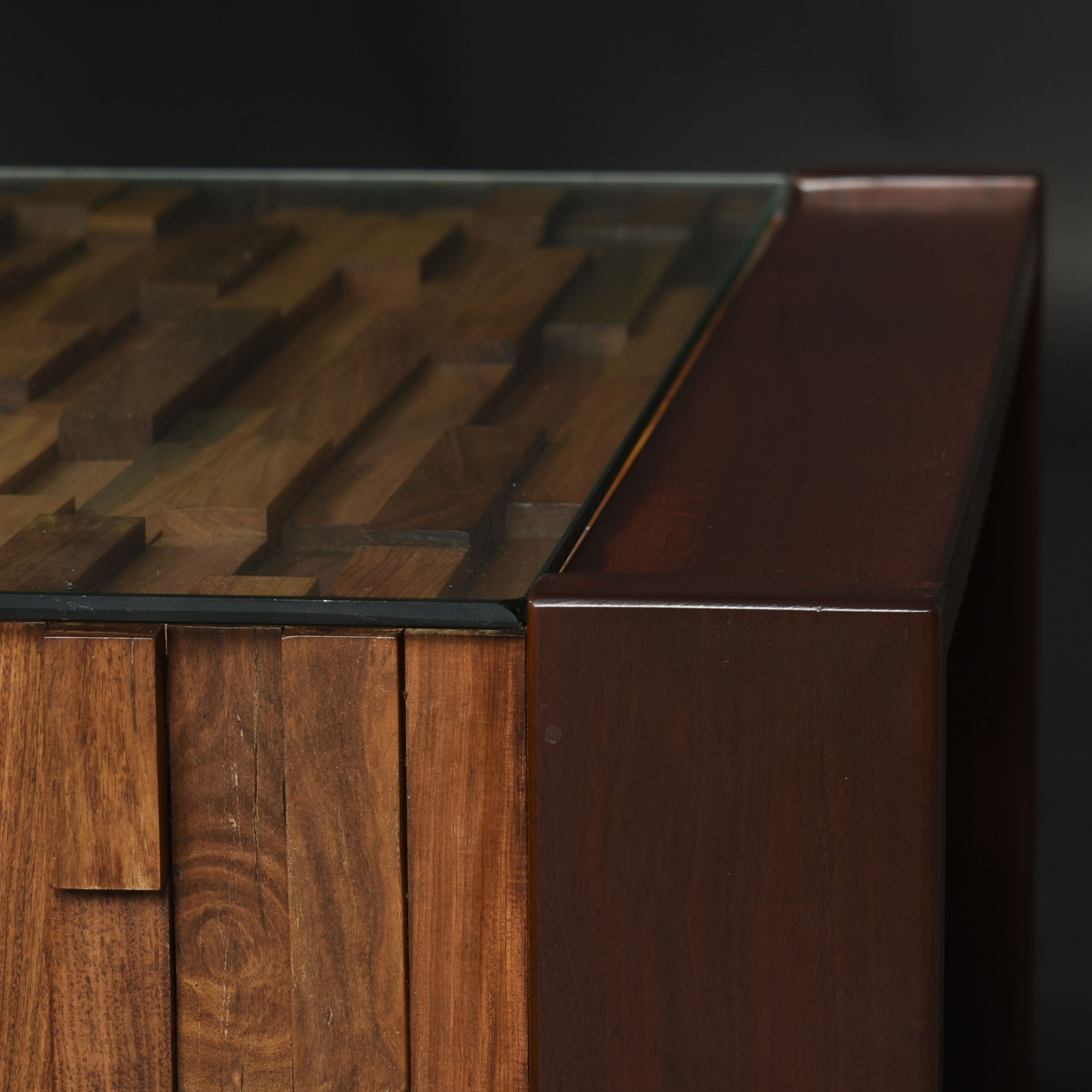 Percival Lafer Brazlian Modern rosewood end tables
